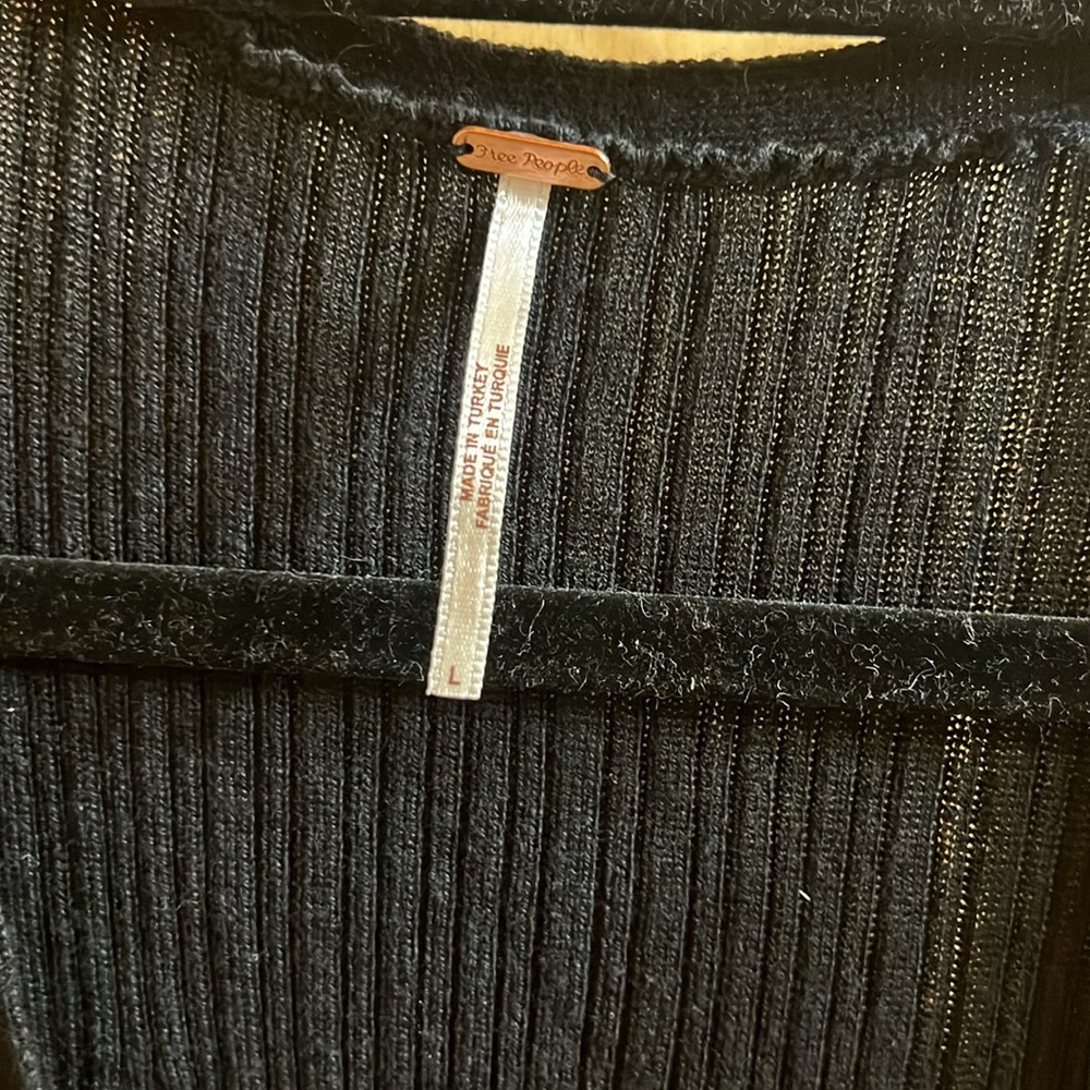 Free People Black Cardigan - Picture 2 of 6